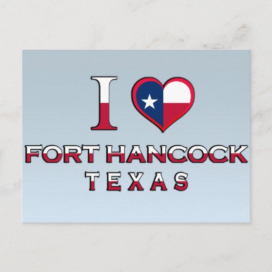 Fort Hancock, Texas Briefkaart (Voorkant)