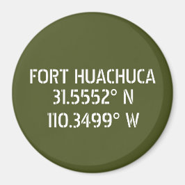 Fort Huachuca Latitude Longitude Magneet