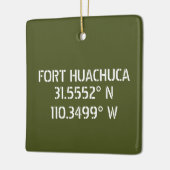 Fort Huachuca Latitude Longitude, persoonlijk Keramisch Ornament (Links)