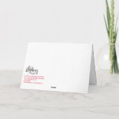 Fort Hunter Barn Sketch #130601 Feestdagen Kaart (Achterkant)