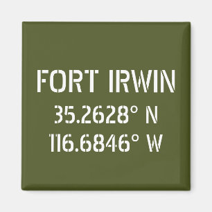 Fort Irwin Latitude Longitude Magneet
