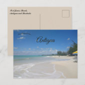 Fort James Beach Antigua and Barbuda Briefkaart (Voorkant / Achterkant)