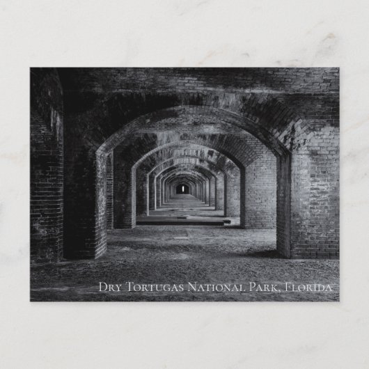 Fort Jefferson Dry Tortugas Briefkaart (Voorkant)