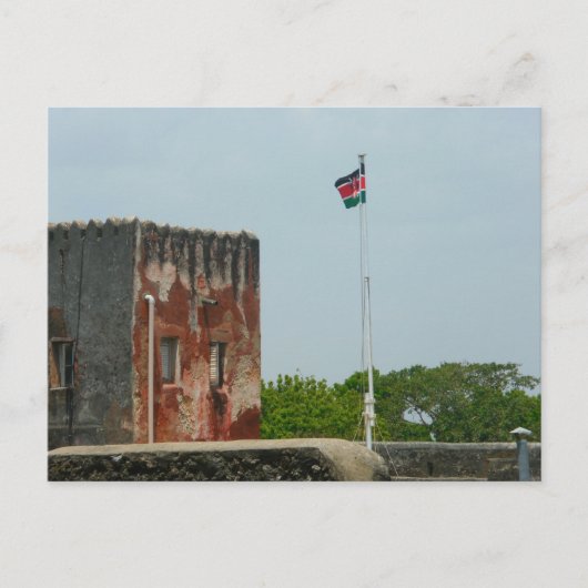 Fort Jesus 2 Mombasa, Kenia, Oost-Afrika Briefkaart (Voorkant)