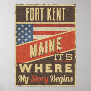 Fort Kent Maine Poster