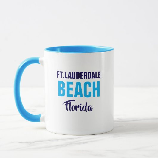 Fort Lauderdale Beach Florida Coffee Mug (Gauche)