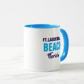 Fort Lauderdale Beach Florida Coffee Mug (Devant droit)
