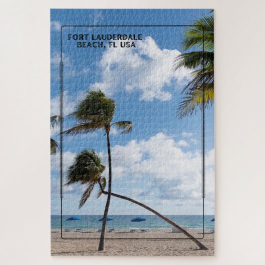 Fort Lauderdale Beach Legpuzzel (Verticaal)
