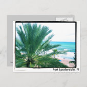 Fort Lauderdale, Fl Briefkaart (Voorkant / Achterkant)