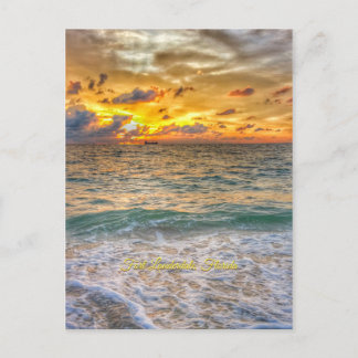 Fort Lauderdale, Florida - Aqua Burn Briefkaart