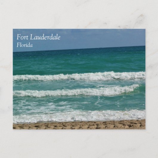 Fort Lauderdale, Florida Briefkaart (Voorkant)