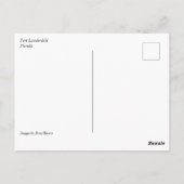 Fort Lauderdale, Florida Briefkaart (Achterkant)