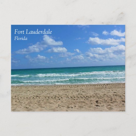 Fort Lauderdale, Florida Briefkaart (Voorkant)