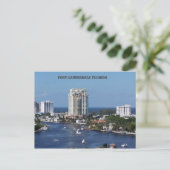 Fort - Lauderdale Florida Briefkaart (Staand voorkant)