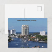 Fort - Lauderdale Florida Briefkaart (Voorkant / Achterkant)