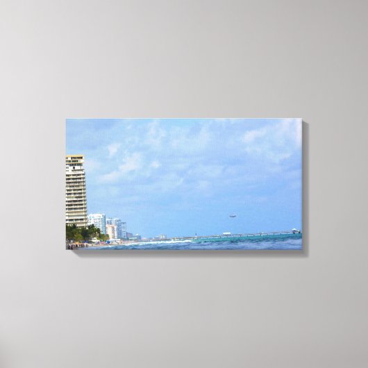 Fort Lauderdale, Florida Canvas Afdruk (Voorkant)