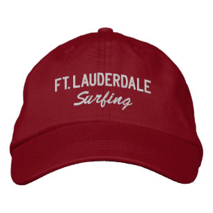 Fort Lauderdale Florida geborduurde honkbalhoed Pet
