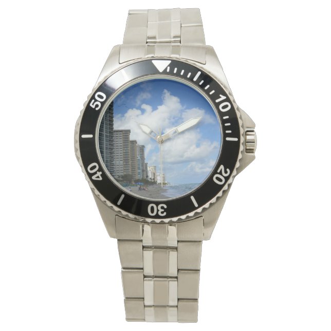 Fort Lauderdale, Florida Horloge (Voorkant)