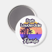 Fort Lauderdale Florida Magneet (Voorkant / Achterkant)