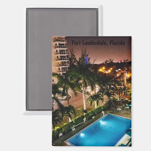 Fort Lauderdale Florida Magnet (Recto/Verso)