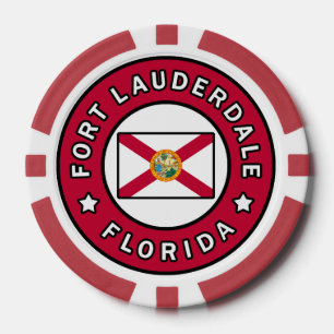 Fort Lauderdale Florida Poker Chips