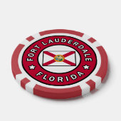 Fort Lauderdale Florida Poker Chips (Enkel)