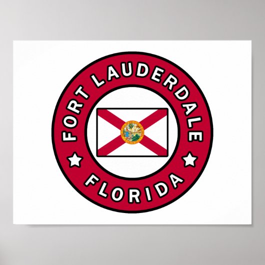 Fort Lauderdale Florida Poster (Voorkant)