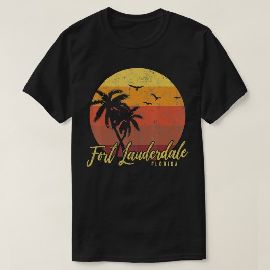 Fort Lauderdale Florida T-shirt (Design voorkant)