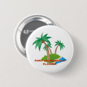 Fort Lauderdale Florida, Tropische Vacation Button (Voorkant /achterkant)