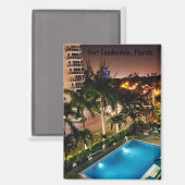 Fort Lauderdale Floride Magnet (Recto/Verso)