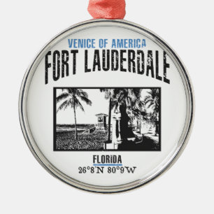 Fort Lauderdale Metalen Ornament
