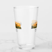 Fort Lauderdale Skyline & Coordinates Glas (Rechts)