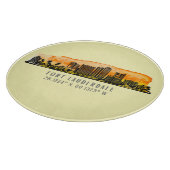 Fort Lauderdale Skyline & Coordinates Snijplank (Hoek)