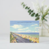 Fort Lauderdale, strand scene uit Florida Briefkaart (Staand voorkant)