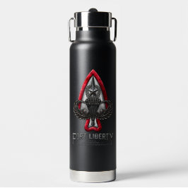 Fort Liberty Black 25 oz vacuüm geïsoleerde fles