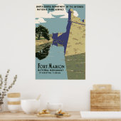 Fort Marion Florida Poster (Keuken)