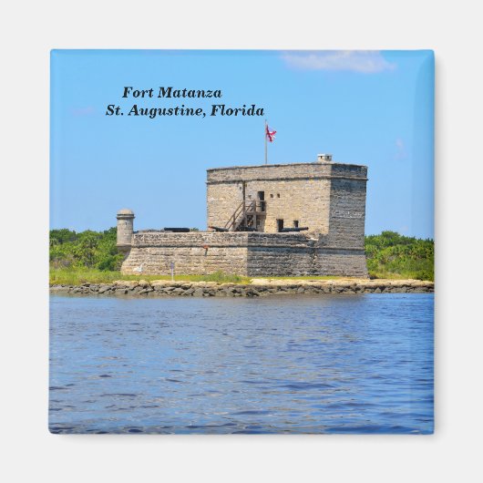 Fort Matanzas St. Augustine, Florida Magneet (Voorkant)