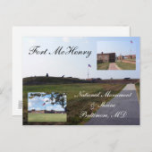 Fort McHenry Briefkaart (Voorkant / Achterkant)