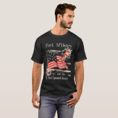 Fort McHenry en het Star Spangled Banner T-shirt. T-shirt (Voorkant volledig)