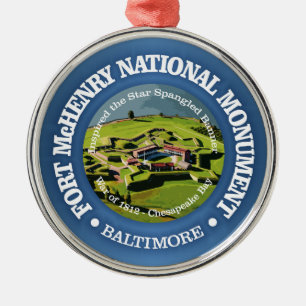 Fort McHenry (NM) Metalen Ornament
