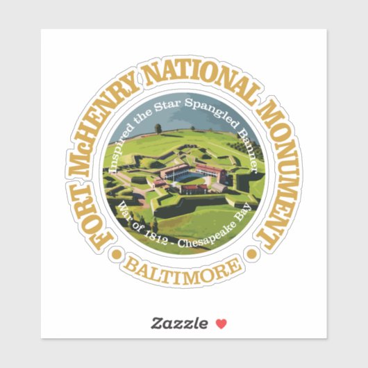 Fort McHenry (NM) Sticker (Vel)