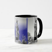 Fort McHenry Statue B+W Mok (Voorkant rechts)