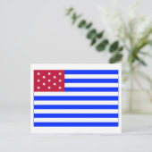 Fort Mercer Flag Briefkaart (Staand voorkant)