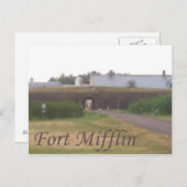 FORT MIFFLIN BRIEFKAART (Voorkant / Achterkant)