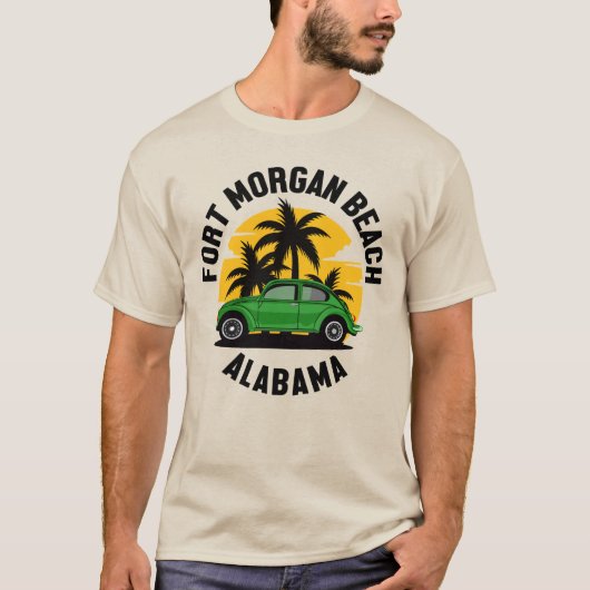 Fort Morgan Beach, Alabama T-shirt (Voorkant)