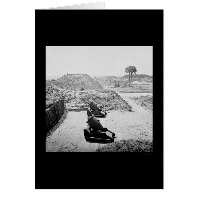 Fort Moultrie Interior near Chaleston, SC 1865 (Voorkant)