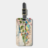 Fort Myer's Beach Bagagelabel (Voorkant verticaal)