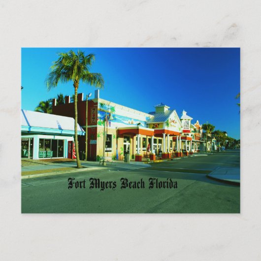Fort Myers Beach Briefkaart (Voorkant)