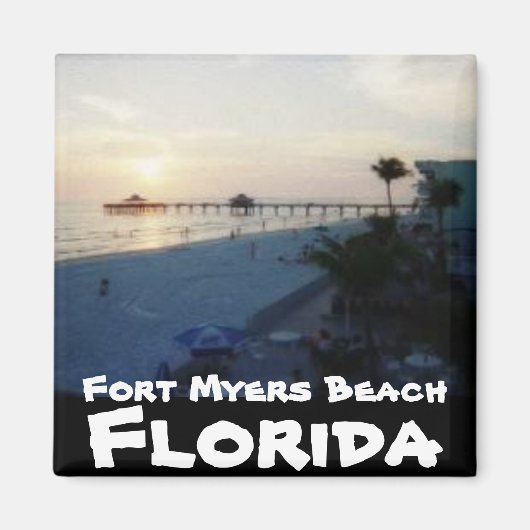 Fort Myers Beach, Florida Magneet (Voorkant)