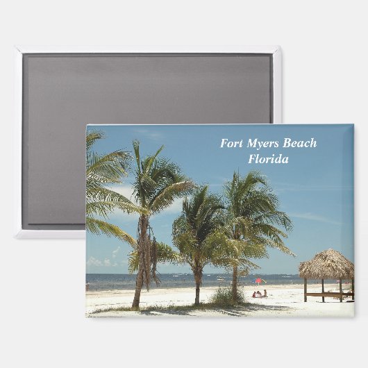Fort Myers Beach, Florida Magneet (Voorkant / Achterkant)